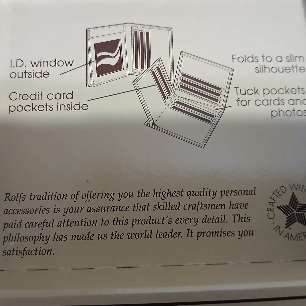 Rolfs Brown Suede Flip Money Clip/Wallet